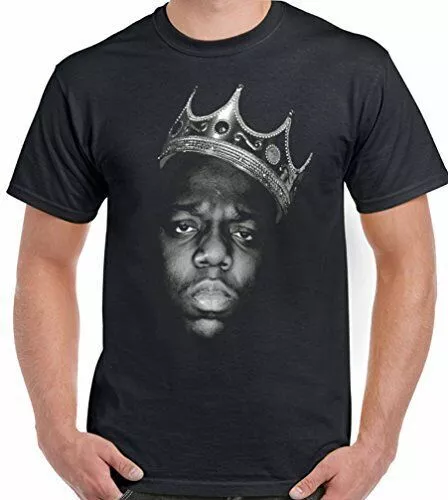 Maglietta Biggie Smalls Uomo The Notorious B.I.G. Tupac Death Row Records 2Pac MAGLIETTA