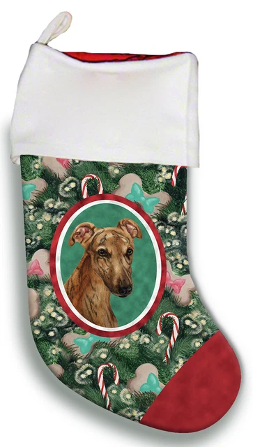 Christmas Stocking - Red Greyhound 11219
