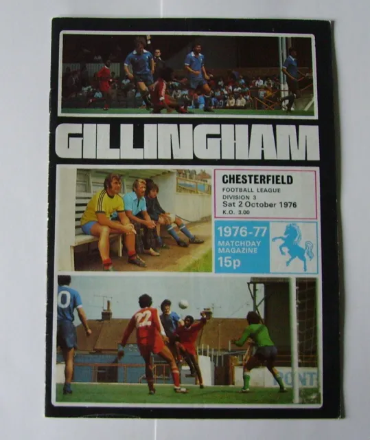 Gillingham V Chesterfield 1976-77