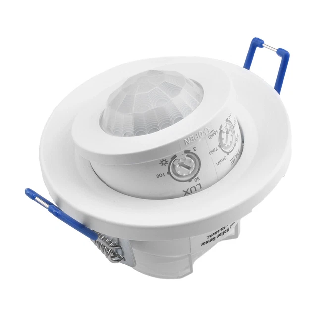 AC220-240V PIR MOTION Sensor Detection Embedded Rotary Sensor 360 ...