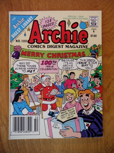 “Archie Comics Digest Magazine” #100 (1990) Riverdale—Betty—Veronica—Jughead
