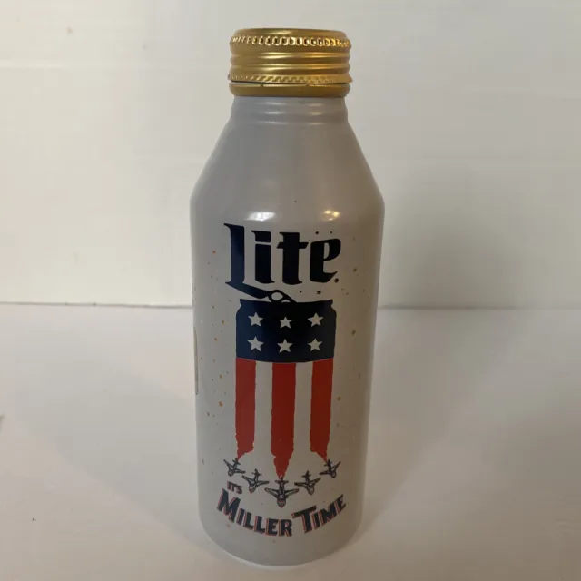 2020 Miller Lite Limited Edition Aluminum One Pint Beer Can Flag It’s Miller Tim