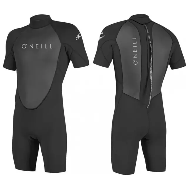 O'NEILL REACTOR-2 2mm Back Zip Herren Shorty S/S Spring Neoprenanzug Wetsuit