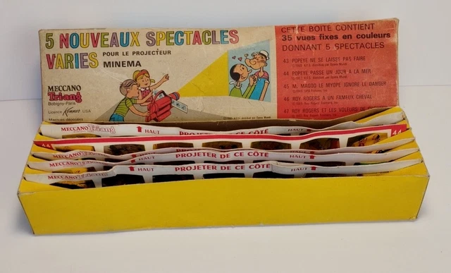 Kenner Popeye, Mr. Magoo, Roy Rogers - Meccano 1965