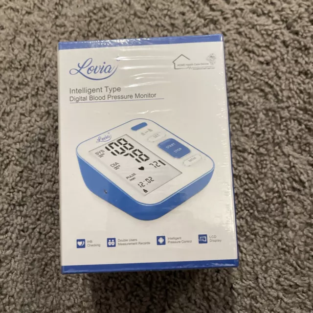 Lovia Intelligent Type Digital Blood Pressure Monitor with LCD Display