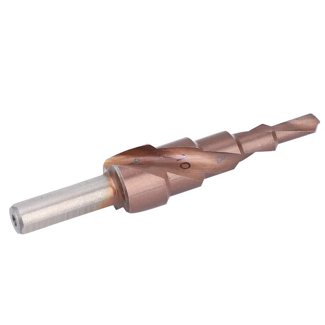 Step Drill Bit Cobalt Coating High Speed Steel M35 Triangular Hole Opening Tool