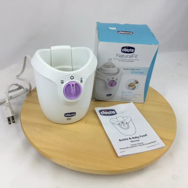 Chicco Natural Fit Bottle & Baby Food Warmer Auto Shut Off  NOT DIGITAL Tested