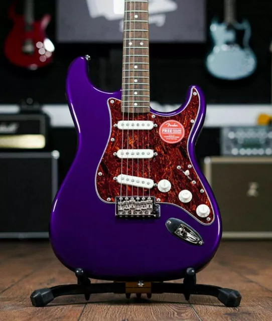 Squier by Fender FSR Classic Vibe  60s Stratocaster Purple Electric Guitar Str