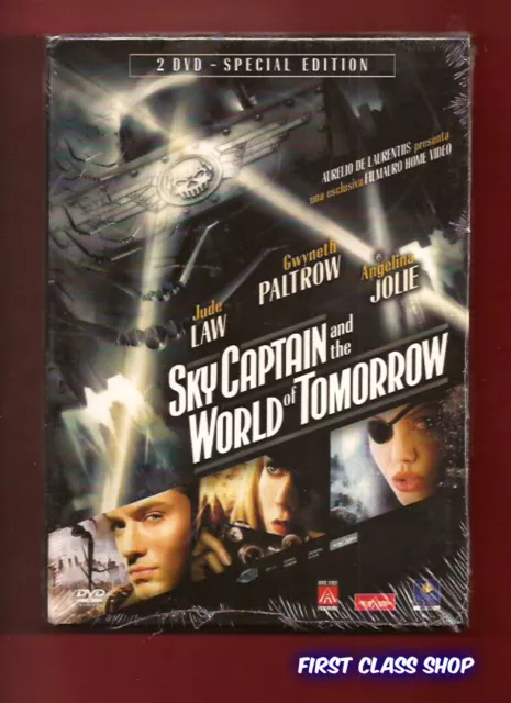 SKY CAPTAIN AND THE WORLD OF TOMORROW (2004) Quad Cinema Poster ANGELINA  JOLIE EUR 11,68 - PicClick IT
