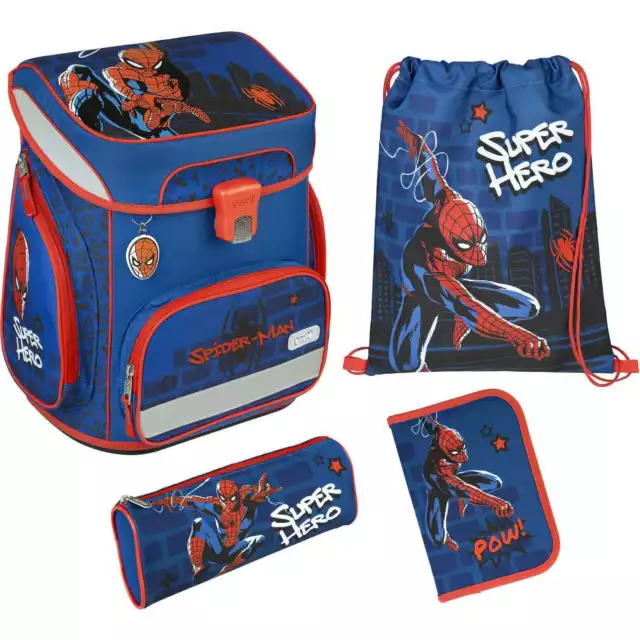 scooli EasyFit Schulranzen Set 5-tlg. Spider-Man