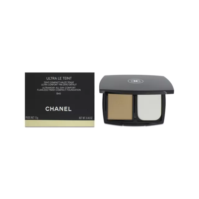 CHANEL ULTRA LE Teint Ultrawear Compact Foundation B40 Natural Smooth  Foundation £37.50 - PicClick UK