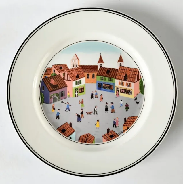 Villeroy and Boch Design Naif Salad Plates The Old Village Square X 2 -  Laplau