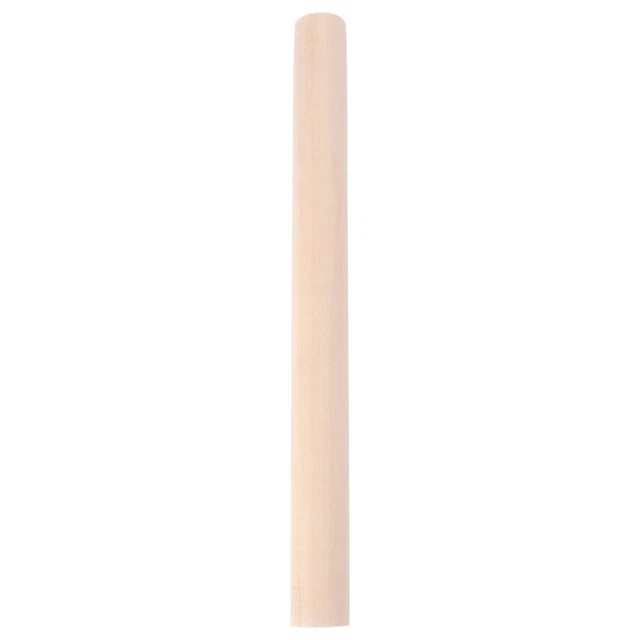 28 CM Pastry Roller Pin Metal Spatula Cake Nature Lotus Wood Food Dough