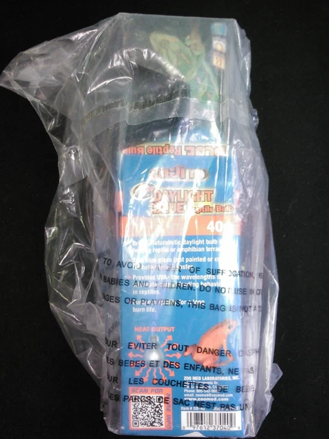 Zoo Med Labs Daylight Blue Reptile Bulb - 40 Watts (2 Pack)
