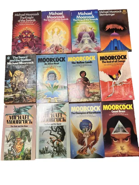 Michael Moorcock Book Lot - 12 Paperbacks