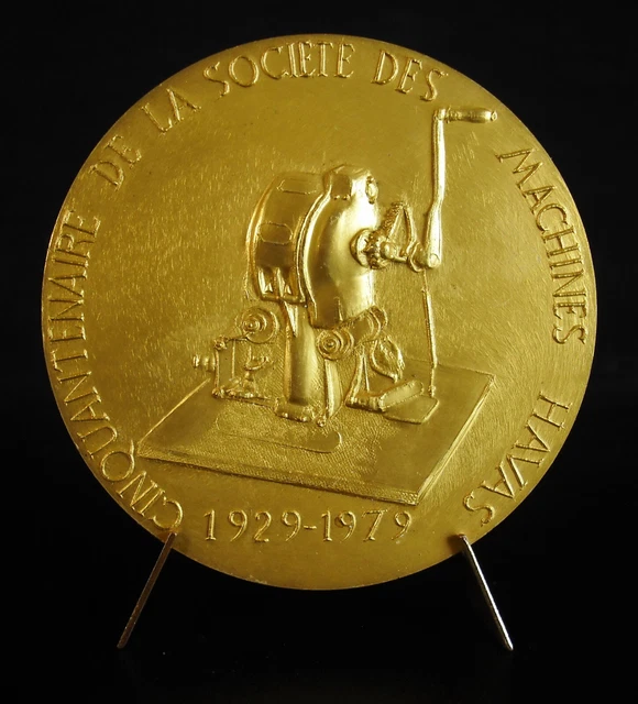 MÉDAILLE 1979 MACHINE Havas SMHADREX 68 mm 193 g M RIPS MDP EUR 75,00