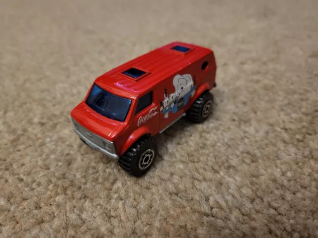 Matchbox 4x4 Chevy Van 1981 1:64 Diecast Coca Cola