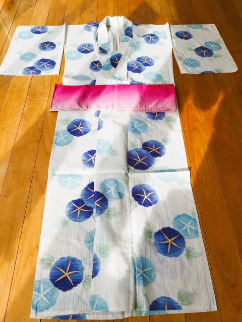 Japanese Women's Traditional YUKATA KIMONO Obi for summer