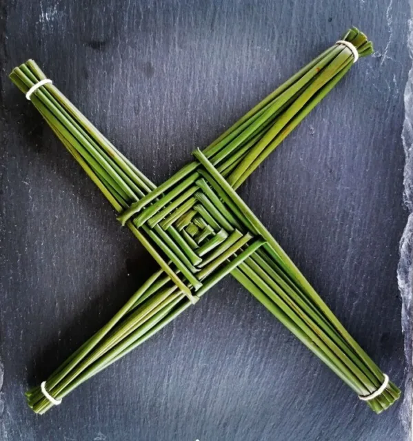 St Brigid's Cross Ireland. Handmade from Irish Reeds