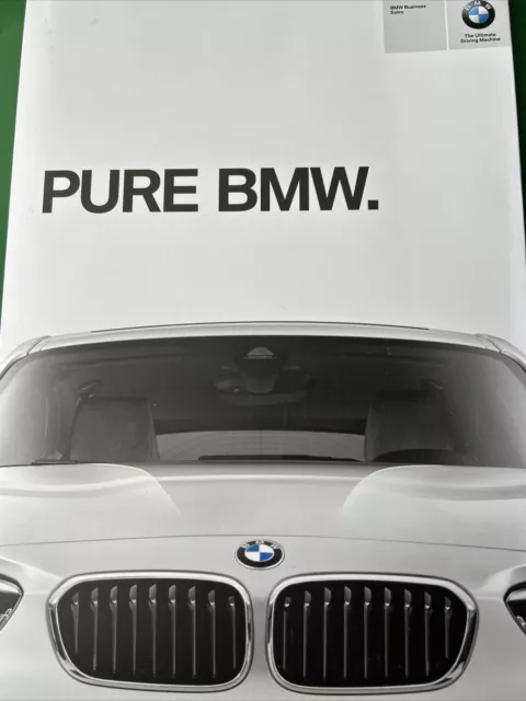 BMW 1 Series Business Sales Pure BMW Original Car Sales Brochure Collectable