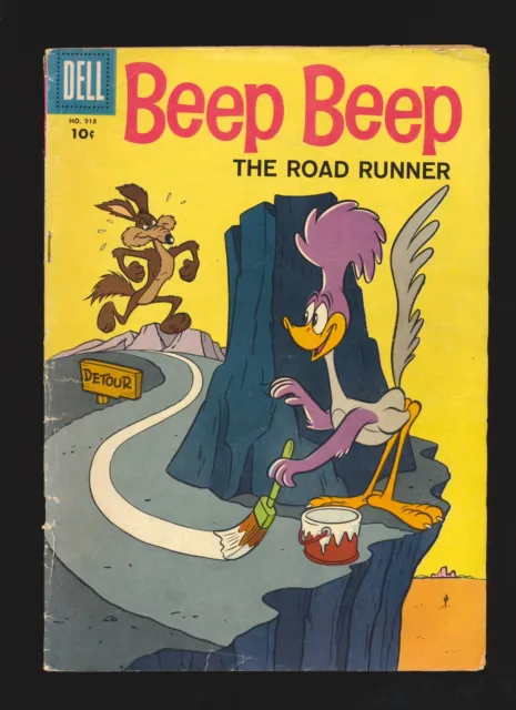 Four Color # 918 - Beep Beep The Road Runner (# 1) Good Cond.
