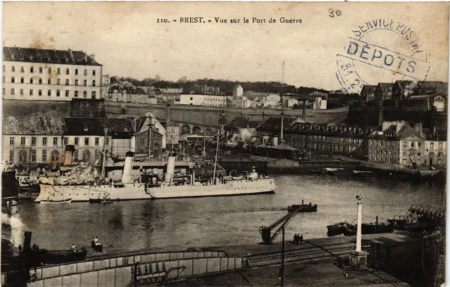 CPA BREST - Vue sur le Port de Guerre (650321)