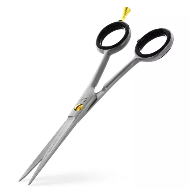 OTTO HERDER FRISEURSCHERE - Extra scharfe Haarschere 5.5" (15,5cm) mit einseitig