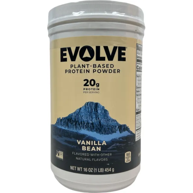 Evolve Protein Powder Ideal Vanilla 20g Protein 1 Pound Exp-08/2023 Free Ship!