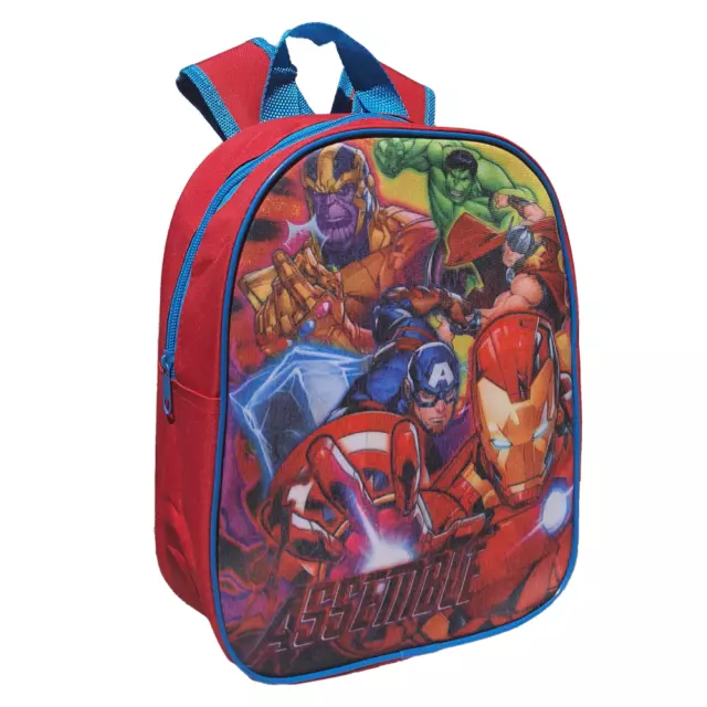 Zaino Scuola Avengers Marvel Bambino Asilo Tempo Libero 28x22x10 cm