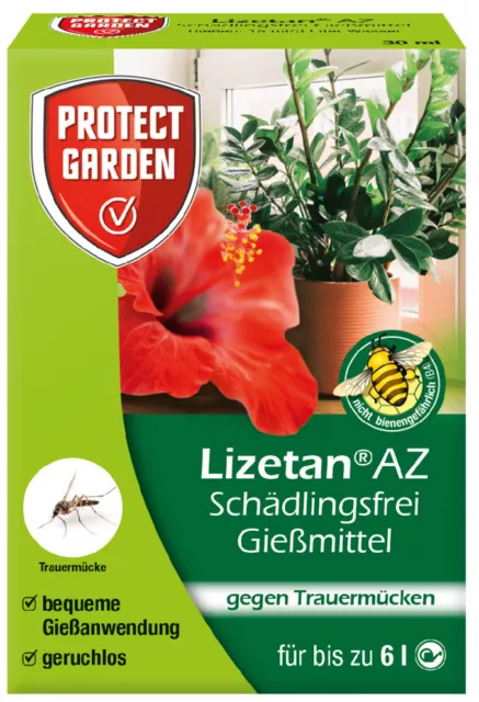 Protect Garden Lizetan AZ Schädlingsfrei Gießmittel 30ml Trauermücken Schädlinge