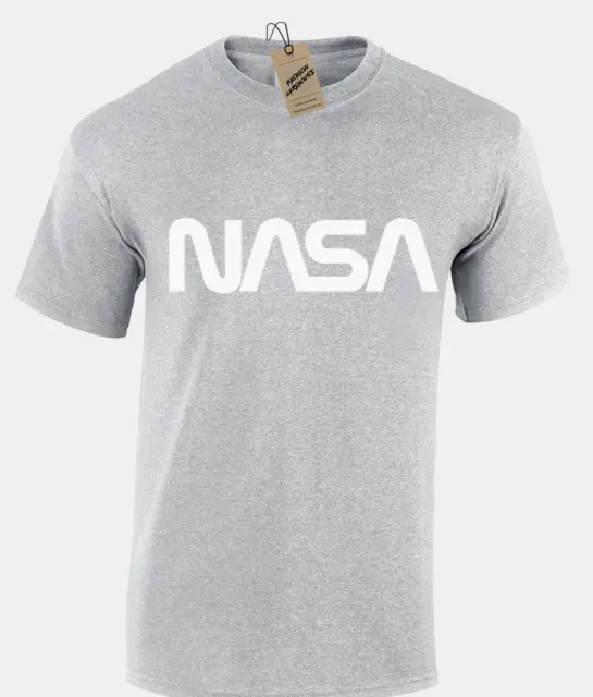 Nasa Text Mens T Shirt Cool Astronaut Design Space Agency Satellite Design Top