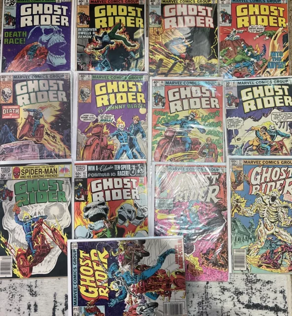 Ghost Rider Comic Lot Of 13.