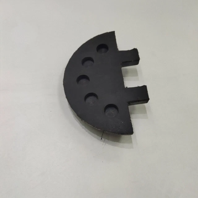 End or Cap for 72" Portable Rubber Speed Bump Rubber Modular