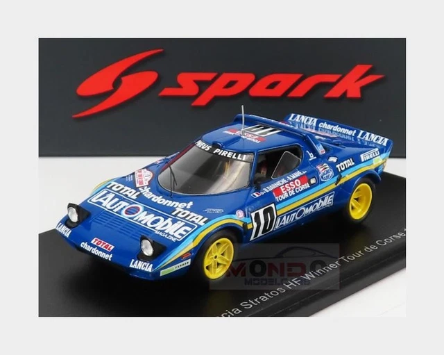 Modellino Auto HPI 1:43 Lancia Stratos HF Chardonnet Tour De Corse