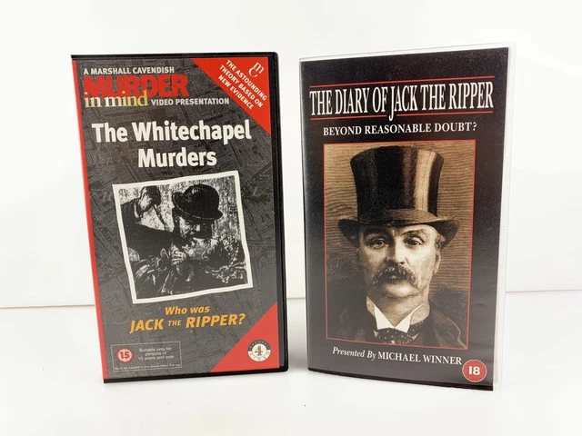 Jack Th Rapper JACK THE RIPPER Doc’ VHS Bundle “The Whitechapel Murders” “The Diary Of ...