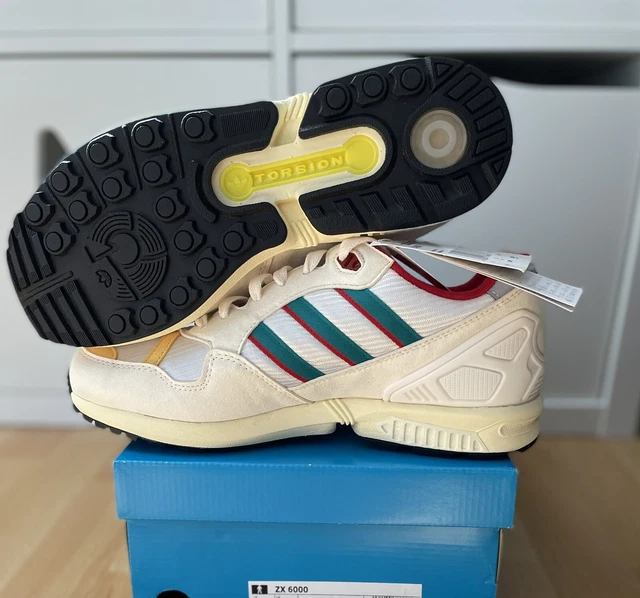 ADIDAS ZX 6000 FU8405 GR. 43 1/3 BNWT no 8000 AQUA NEU MIT KARTON UND ETIKETTEN