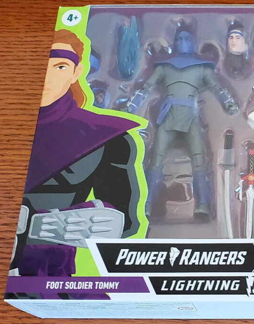 Power Rangers X TMNT Foot Soldier Tommy Lightning Collection Loose Not NECA