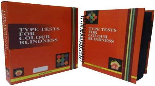 Color Testing Book ISHIHARA TEST CHART Book for Color Deficiency with 38 Plates and Manual ...