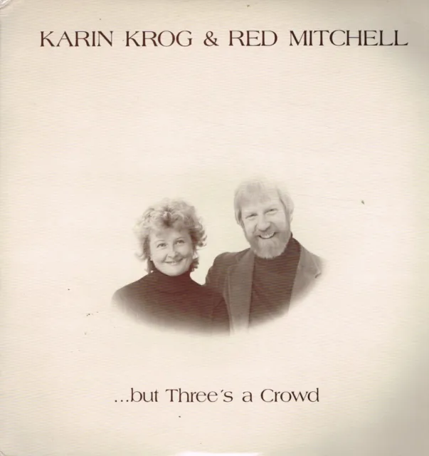 Karin Krog and Red Mitchell But Three's A Crowd LP vinyl Sweden Bluebell of