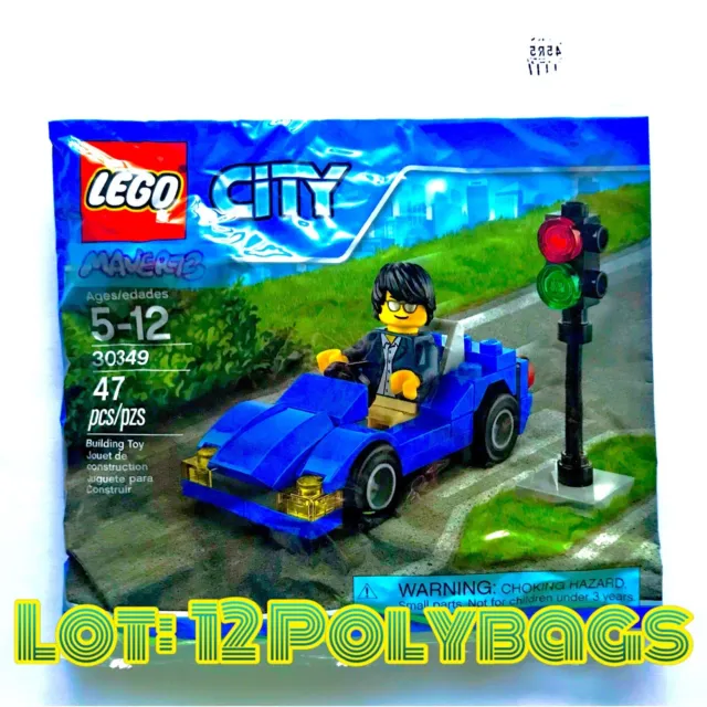 (Lot: 12 Polybags) LEGO City 30349 Race Car Party Favors