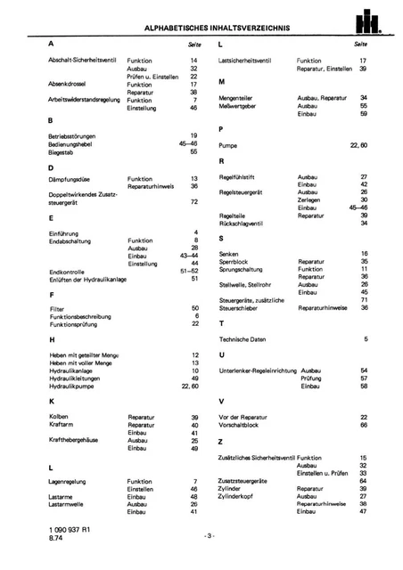 Manuale Officina Ihc Manuale Officina Telaio Per Trattori IHC 554 - Foto 3