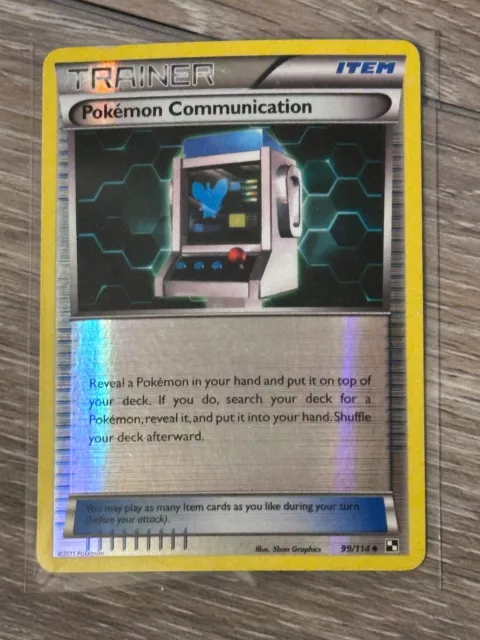 Pokemon Communication 99/114 Reverse Holo Black & White Pokemon Cards