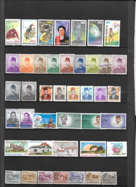 INDONESIE- 213  timbres neufs et  oblitérés- 139/3