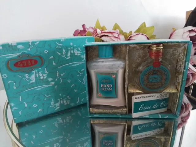 4711 Blau & Gold Eau de Cologne Doppel & Handcreme, Broschüre, Geschenkbox