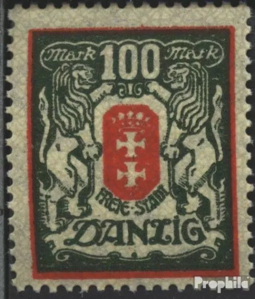 Danzig 128Y postfrisch 1923 Großes Wappen