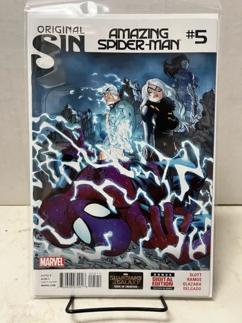 Amazing Spider-Man #5 - 1st Cindy Moon as Silk - VF/NM (9.0) | Marvel 2014