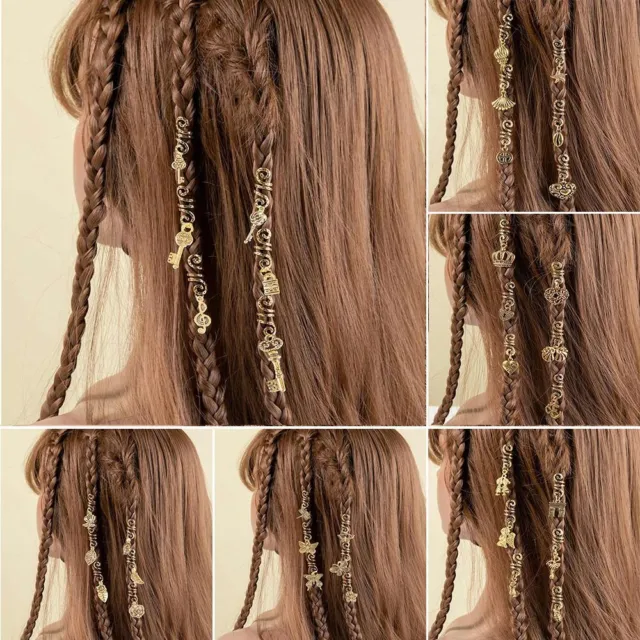 Clips Spiral Beads Rings Dreadlocks Hair accessories Dirty Braid Hair Buckles