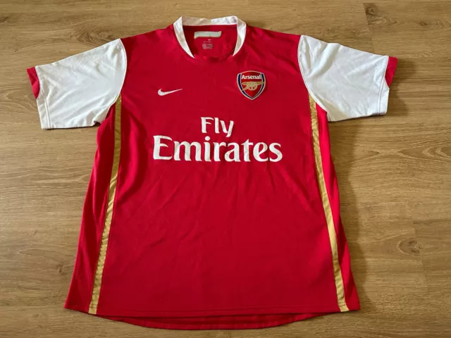 Arsenal Home 2006-2008 - Fußballshirt - Größe Large