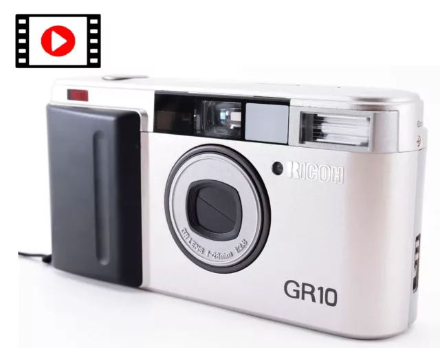 READ【NEAR MINT】 Ricoh GR10 Silver 28mm F2.8 Point & Shoot 35mm Film Camera JAPAN