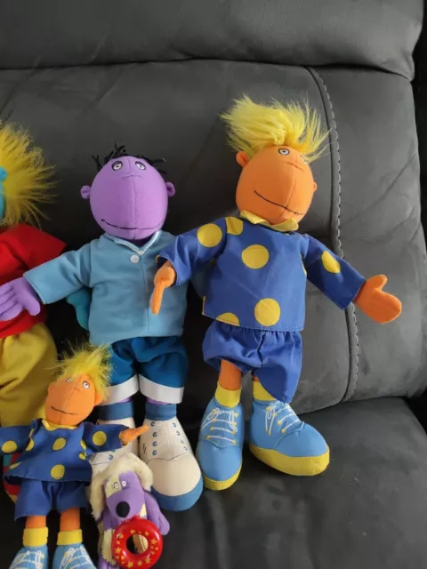 Tweenies Plush Soft Toy Dolls Bundle Milo, Jake, Doodles, Talking Bella Cuddly 3